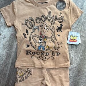 Disney Toy Story Woody Brown Kids Matching Set